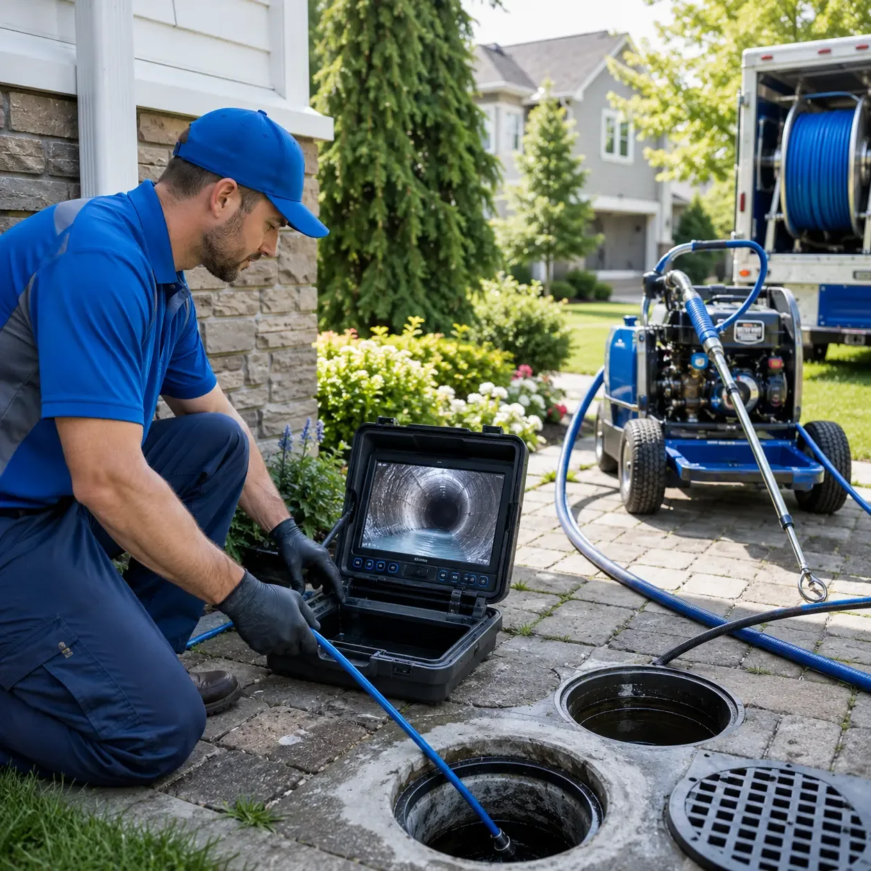 Outdoor drain cleaning professionals serving Powell, MO